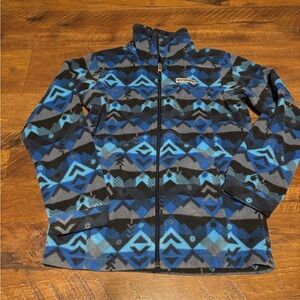 Girls Southwest Columbia Fleece Full Zip Sweater Size M 10/12